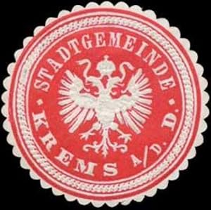 Bild des Verkufers fr Siegelmarke Stadtgemeinde Krems/Donau zum Verkauf von Veikkos