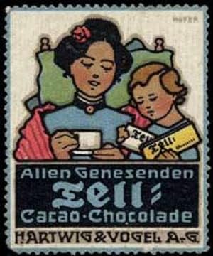 Seller image for Reklamemarke Kakao & Schokolade allen Genesenden for sale by Veikkos