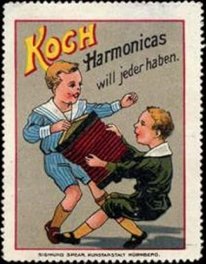 Seller image for Reklamemarke Koch Zieharmonikas for sale by Veikkos