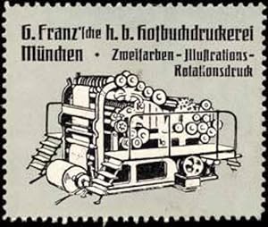 Imagen del vendedor de Reklamemarke Zweifarben-Illustrations-Rotationsdruck a la venta por Veikkos