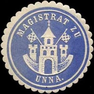 Seller image for Siegelmarke Magistrat zu Unna for sale by Veikkos