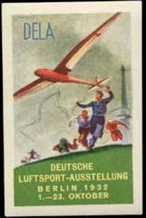 Reklamemarke Dela - Modellflugzeuge