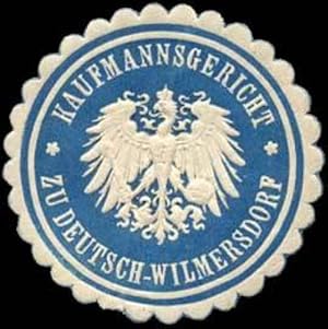 Bild des Verkufers fr Siegelmarke Kaufmannsgericht zu Deutsch-Wilmersdorf zum Verkauf von Veikkos