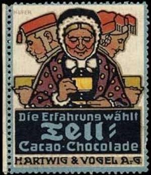 Immagine del venditore per Reklamemarke Die Erfahrung whlt Tell Schokolade venduto da Veikkos
