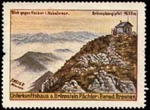 Imagen del vendedor de Reklamemarke Blick gegen Kaiser im Nebelmeer a la venta por Veikkos