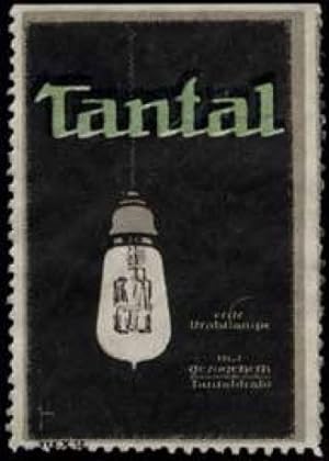 Seller image for Reklamemarke Tantal Beleuchtung for sale by Veikkos