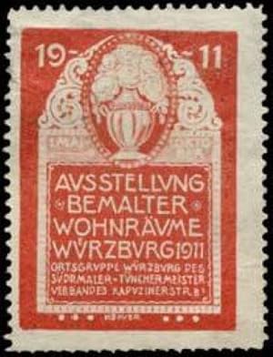 Seller image for Reklamemarke Ausstellung bemalter Wohnrume for sale by Veikkos