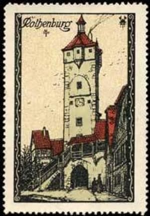 Seller image for Reklamemarke Rothenburg for sale by Veikkos