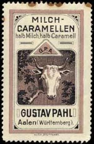 Seller image for Reklamemarke Milch-Caramellen for sale by Veikkos
