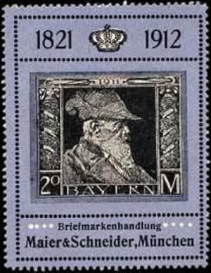 Seller image for Reklamemarke Briefmarken Handlung for sale by Veikkos