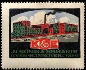 Seller image for Reklamemarke Fabrikansicht Geschftsbcherfabrik for sale by Veikkos