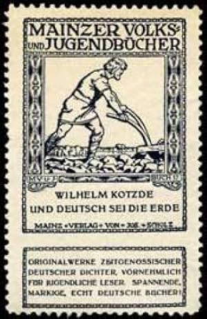 Seller image for Reklamemarke Und deutsch sei die Erde for sale by Veikkos