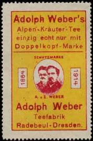 Image du vendeur pour Reklamemarke Alpen-Kruter Tee mis en vente par Veikkos