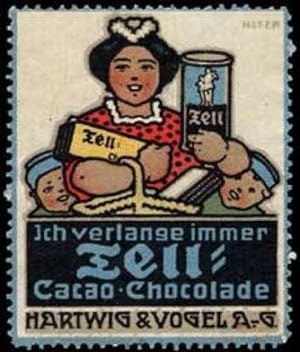 Imagen del vendedor de Reklamemarke Ich verlange immer Wilhelm Tell Schokolade a la venta por Veikkos