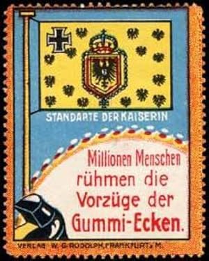Bild des Verkufers fr Reklamemarke Standarte der Kaiserin zum Verkauf von Veikkos