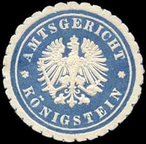 Seller image for Siegelmarke Amtsgericht - Knigstein for sale by Veikkos