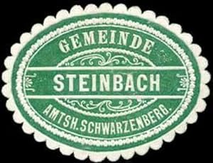 Seller image for Siegelmarke Gemeinde Steinbach - Amtshauptmannschaft Schwarzenberg for sale by Veikkos