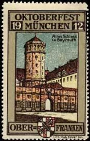 Immagine del venditore per Reklamemarke Altes Schloss zu Bayreuth venduto da Veikkos