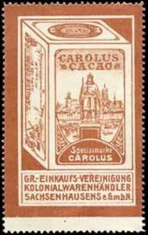 Seller image for Reklamemarke Carolus Kakao for sale by Veikkos