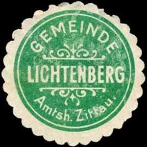 Image du vendeur pour Siegelmarke Gemeinde Lichtenberg - Amtshauptmannschaft Zittau mis en vente par Veikkos