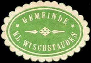 Bild des Verkufers fr Siegelmarke Gemeinde Klein Wischstauden zum Verkauf von Veikkos