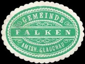 Bild des Verkäufers für Siegelmarke Gemeinde Falken - Amtshauptmannschaft Glauchau zum Verkauf von Veikkos