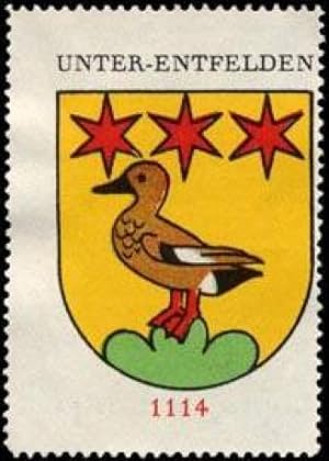 Seller image for Reklamemarke Unter-Entfelden for sale by Veikkos