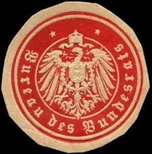 Bild des Verkufers fr Siegelmarke Bureau des Bundesrats zum Verkauf von Veikkos