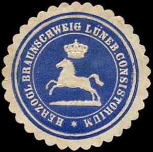 Seller image for Siegelmarke H. Braunschweig Lneburgische Konsistorium for sale by Veikkos