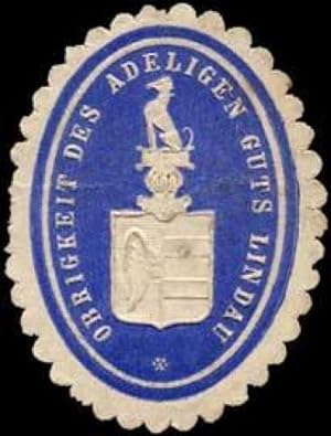 Bild des Verkufers fr Siegelmarke Obrigkeit des adeligen Guts Lindau zum Verkauf von Veikkos