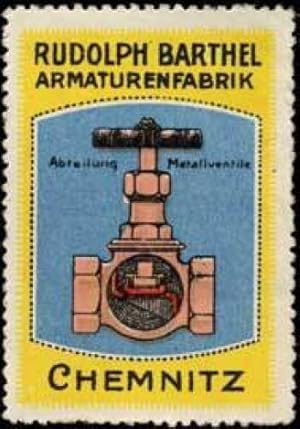 Bild des Verkufers fr Reklamemarke Abteilung Metallventile zum Verkauf von Veikkos