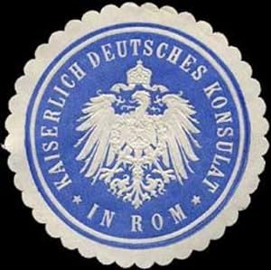 Immagine del venditore per Siegelmarke Kaiserlich Deutsches Konsulat in Rom venduto da Veikkos