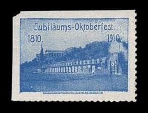 Bild des Verkufers fr Reklamemarke Jubilums - Oktoberfest 1810 - 1910 zum Verkauf von Veikkos