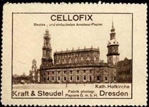 Image du vendeur pour Reklamemarke Katholisches Hofkirche Dresden mis en vente par Veikkos