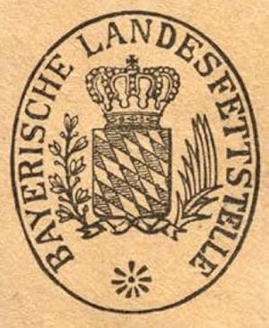 Siegelmarke Bayerische Landesfettstelle