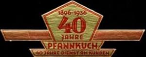 Bild des Verkufers fr Reklamemarke 40 Jahre Pfannkuch zum Verkauf von Veikkos