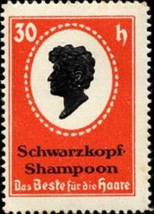 Bild des Verkufers fr Reklamemarke Schwarzkopf-Shampoon Haarwsche fr den Friseur zum Verkauf von Veikkos