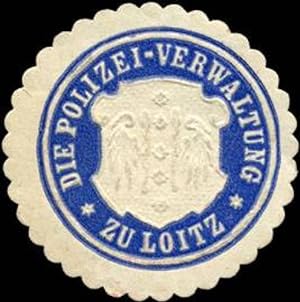 Seller image for Siegelmarke Die Polizei - Verwaltung zu Loitz for sale by Veikkos
