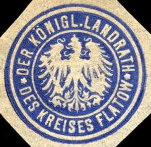 Bild des Verkufers fr Siegelmarke Der Knigliche Landrath des Kreises Flatow zum Verkauf von Veikkos