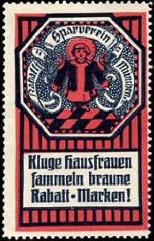 Seller image for Reklamemarke Kluge Hausfrauen sammeln braune Rabatt - Marken ! for sale by Veikkos