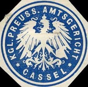 Seller image for Siegelmarke K.Pr. Amtsgericht - Kassel for sale by Veikkos