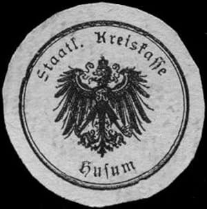 Bild des Verkufers fr Siegelmarke Staatliche Kreiskasse - Husum zum Verkauf von Veikkos