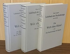 Lehrbuch der Psychobiologie. Erste (1.) Abteilung: Die Welt ohne Rätsel 1.-3. Band (3 Bände volls...