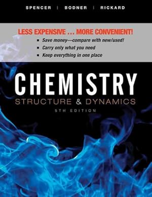 Imagen del vendedor de Chemistry : Structure and Dynamics a la venta por GreatBookPrices