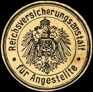 Bild des Verkufers fr Siegelmarke Reichsversicherungsanstalt fr Angestellte zum Verkauf von Veikkos