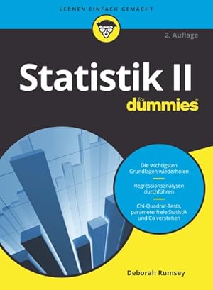 Imagen del vendedor de Statistik II Fur Dummies -Language: german a la venta por GreatBookPrices
