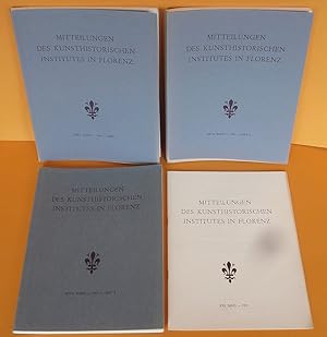 Imagen del vendedor de Mitteilungen des Kunsthistorischen Institutes in Florenz. XXVII. Band,1983 (Heft 1-3 cplt.). a la venta por Antiquariat an der Linie 3