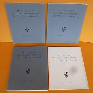 Imagen del vendedor de Mitteilungen des Kunsthistorischen Institutes in Florenz. XXVI. Band,1982 (Heft 1-3 cplt. Verzeichnis). a la venta por Antiquariat an der Linie 3