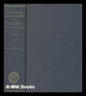 Bild des Verkufers fr The Oxford companion to English literature / compiled and edited by Sir Paul Harvey zum Verkauf von MW Books Ltd.