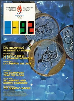 92 Days before the Games - Albertville 1992. (Officvial Bulletin). 6offizielle Bulletins (Komplett).